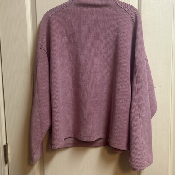 New Madewell pink ribbed top large - Picture 5 of 5